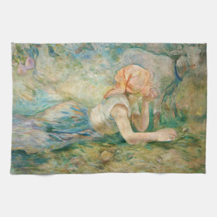 Berthe Morisot - Shepherdes Resting Kökshandduk