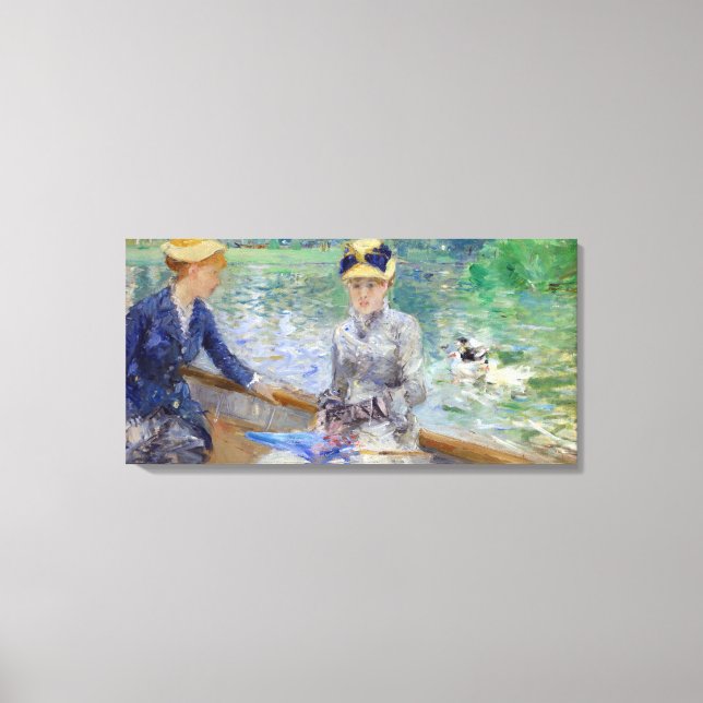 Berthe Morisot - Sommardag Canvastryck (Framsida)