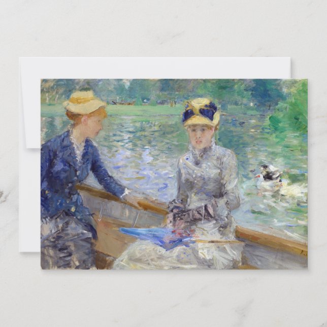 Berthe Morisot - Sommardag Inbjudningar (Framsida)
