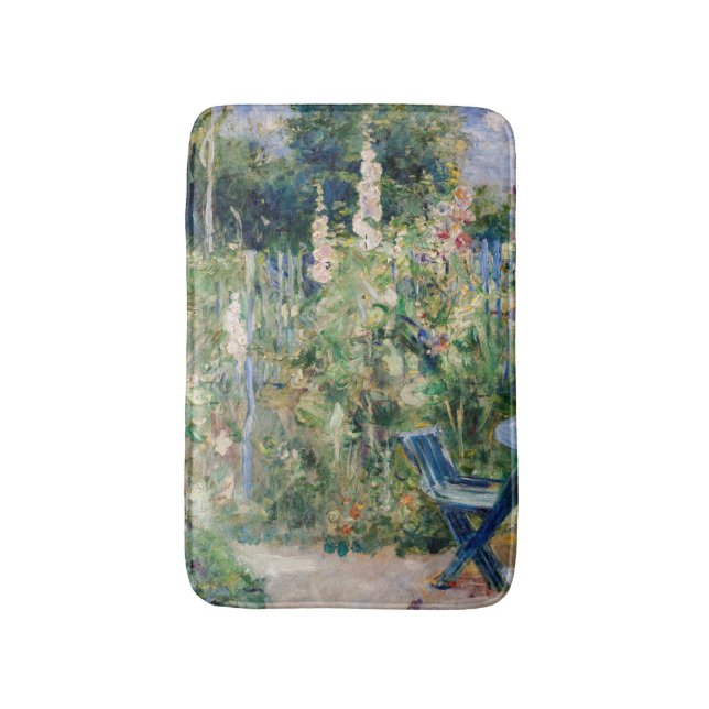 Berthe Morisot - Stockrosor Badrumsmatta (Framsidan (Vertikal))