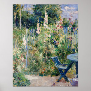 Berthe Morisot - Stockrosor Poster