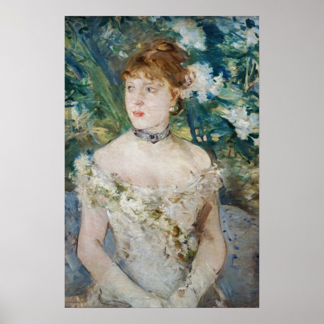 Berthe Morisot - Ung flicka i balklänning Poster (Framsidan)