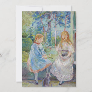 Berthe Morisot - Unga flickor vid fönstret Tack Kort