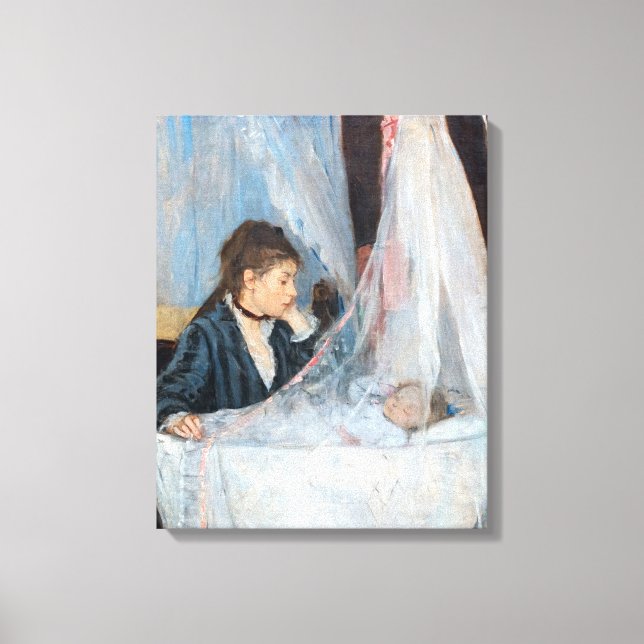 Berthe Morisot - Vaggan Canvastryck (Framsida)