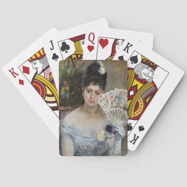Berthe Morisot - vid balen Casinokort (Baksidan)