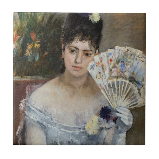 Berthe Morisot - vid balen Kakelplatta (Framsidan)