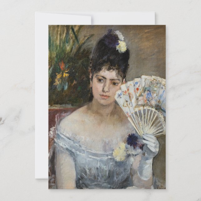 Berthe Morisot - vid balen Tack Kort (Framsida)