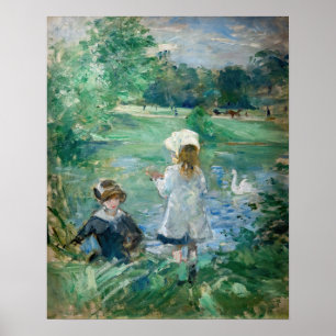 Berthe Morisot - Vid en sjö Poster