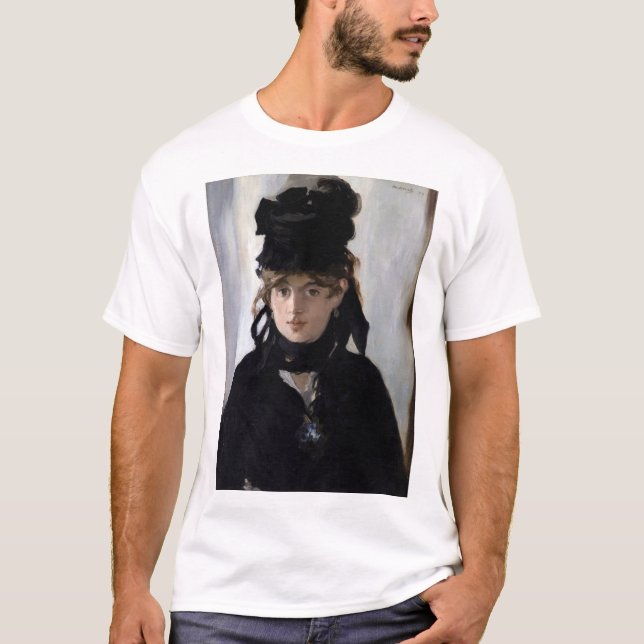 Berthe Morisot with a Bouquet of Violets, Manet T Shirt (Framsida)