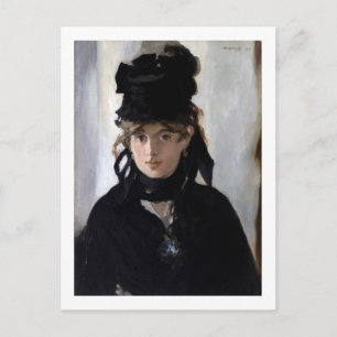 Berthe Morisot with a Bouquet of Violets, Manet Vykort