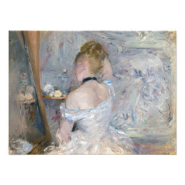Berthe Morisot - Woman på hennes toalett Fototryck