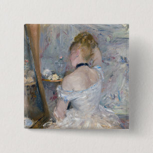 Berthe Morisot - Woman på hennes toalett Knapp