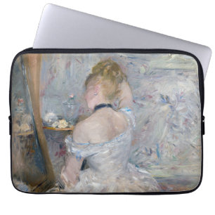 Berthe Morisot - Woman på hennes toalett Laptop Fodral