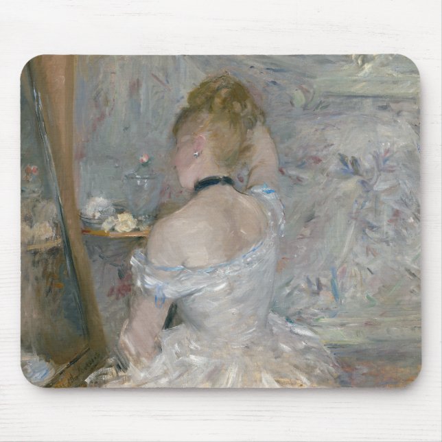Berthe Morisot - Woman på hennes toalett Musmatta (Framsidan)