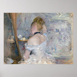 Berthe Morisot - Woman på hennes toalett Poster