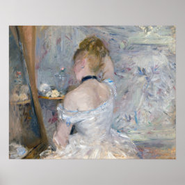 Berthe Morisot - Woman på hennes toalett Poster