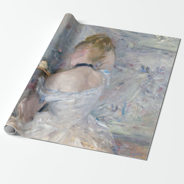 Berthe Morisot - Woman på hennes toalett Presentpapper (Utrullad)