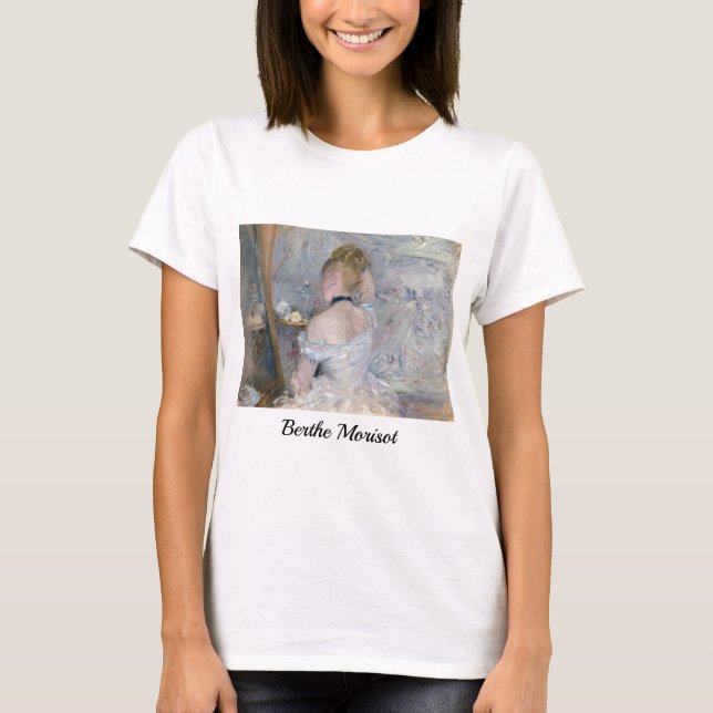Berthe Morisot - Woman på hennes toalett T Shirt (Framsida)