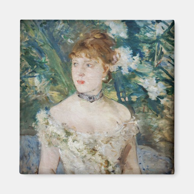 Berthe Morisot - Young Girl in a Boll Gown Magnet (Framsidan)