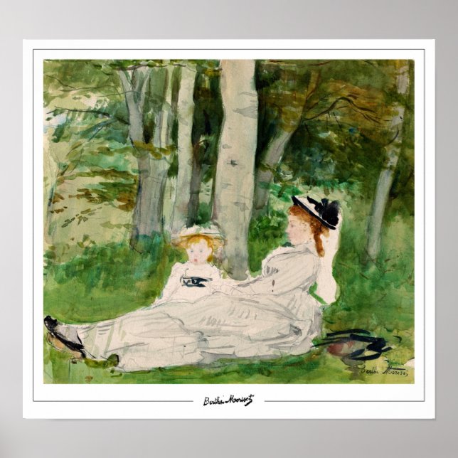 Berthe Morisot Zedign Art Poster #100 (Framsidan)