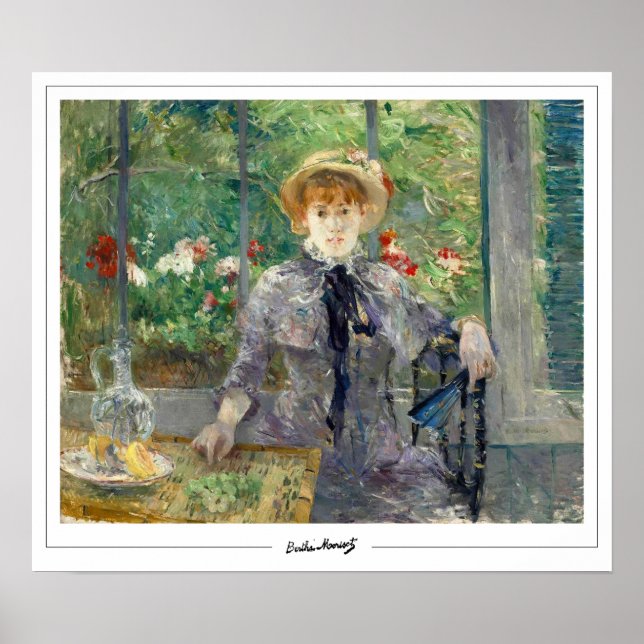 Berthe Morisot Zedign Art Poster #11 (Framsidan)