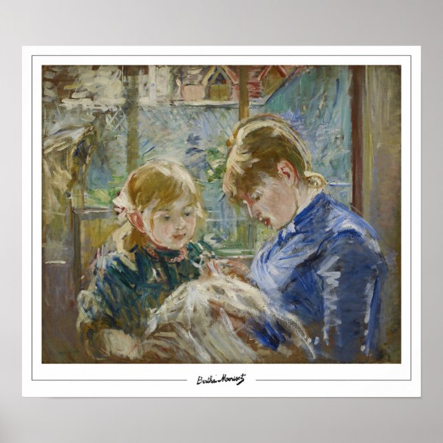 Berthe Morisot Zedign Art Poster #9 (Framsidan)