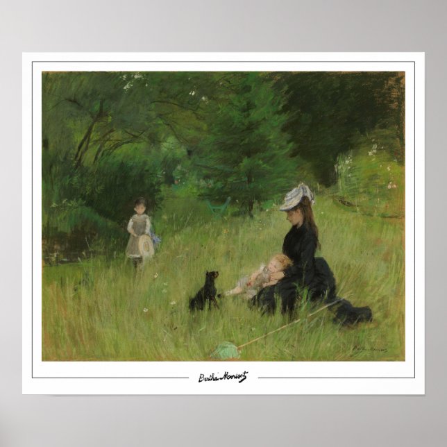 Berthe Morisot Zedign Art Poster nr 204 (Framsidan)