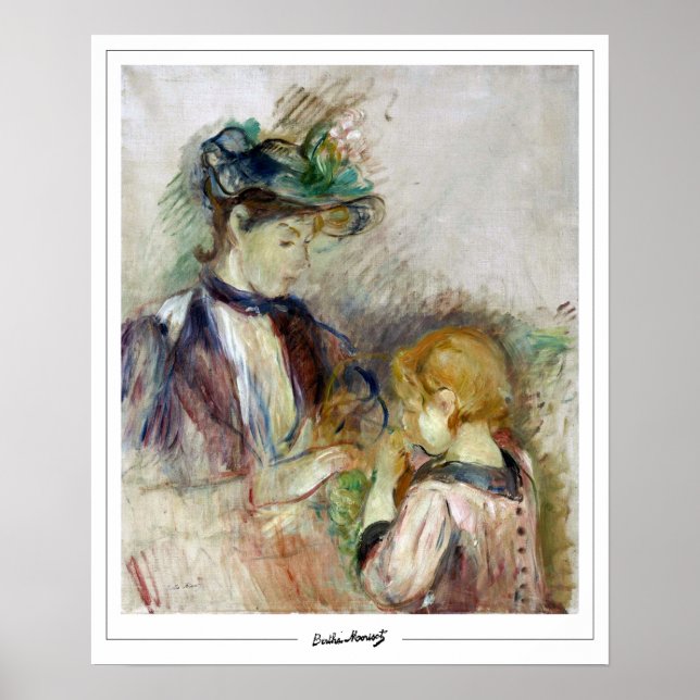 Berthe Morisot Zedign Art Poster nr 254 (Framsidan)