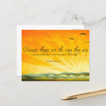 Bertolt Brecht Inspirational Quote "Change" Postca