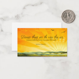 Bertolt Brecht inspirationcitat "Change" Anteckningskort