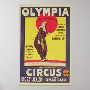 Bertram Mills cirkus poster
