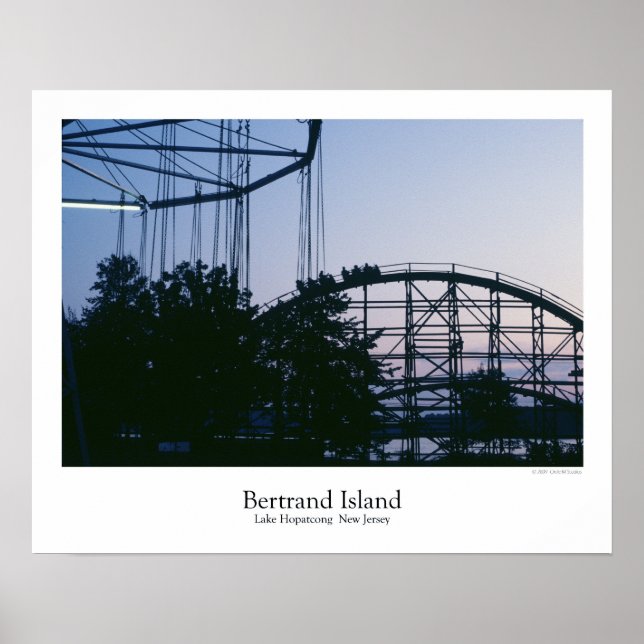 Bertrand Island Amusement Park Poster (Framsidan)