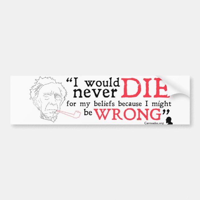 Bertrand Russell bildekal (Framsidan)