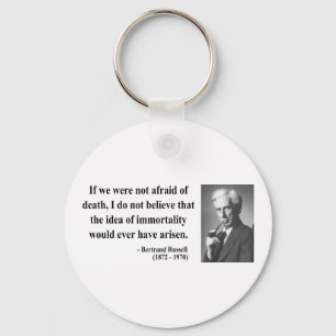 Bertrand Russell citationstecken 1b Nyckelring