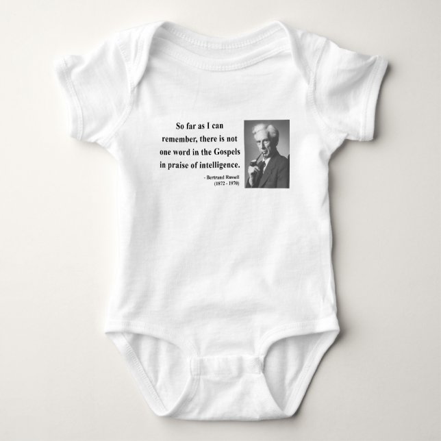 Bertrand Russell citationstecken 2b Tee Shirt (Framsida)