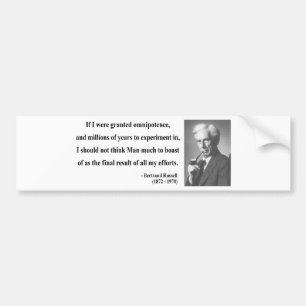 Bertrand Russell citationstecken 4b Bildekal