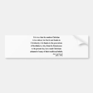 Bertrand Russell citationstecken 6a Bildekal