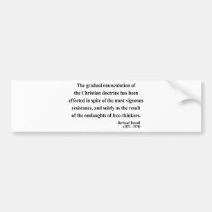 Bertrand Russell citationstecken 7a Bildekal