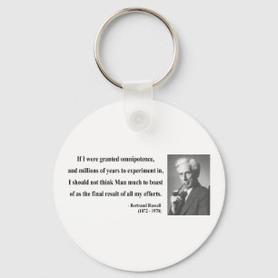 Bertrand Russell Quote 4b Nyckelring