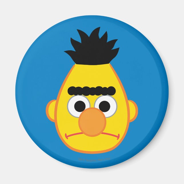 Berts arga ansikte magnet (Framsidan)