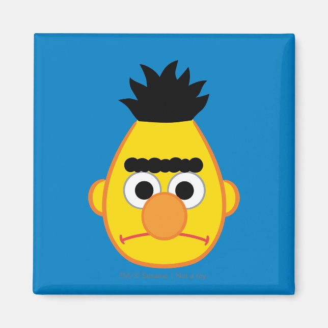 Berts arga ansikte magnet (Framsidan)