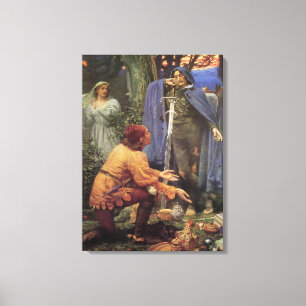 Bertuccios Bride (av Edward Robert Hughes) Canvastryck