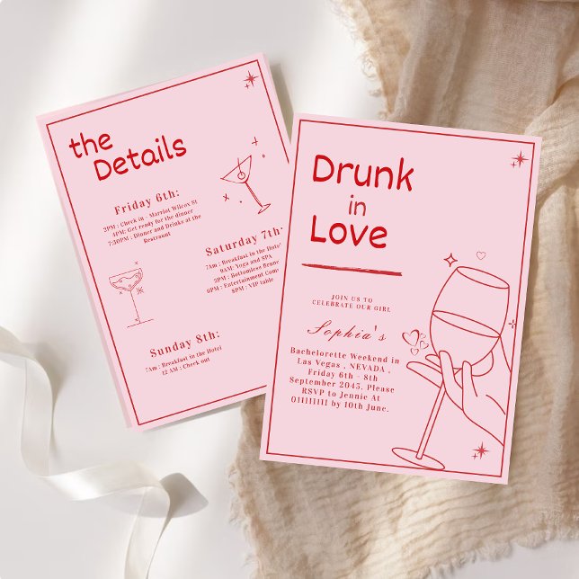 Berusad i kärlek Senterweekend inbjudan (Skapare uppladdad)