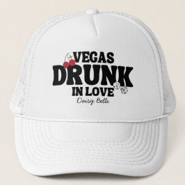 Berusad i kärlek Vegas möhippa för brud Keps