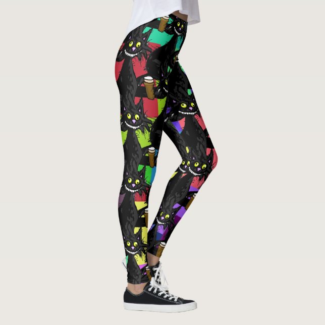 Berusad Katt Leggings (Höger)