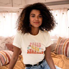 Berusad och Förlovad Retro 70-tals Sängkammarparty T Shirt