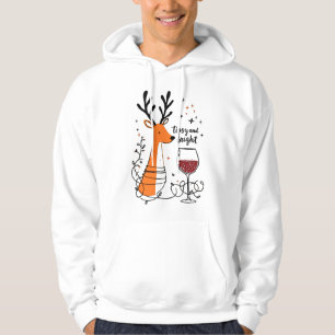 Berusad och Ljus Renar Hoodie