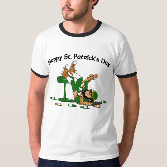 Berusad trollt-skjorta tee shirt (Framsida)