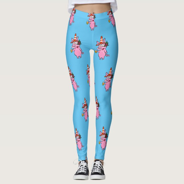 Berusade Gris Leggings (Framsida)