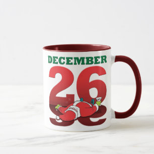 Berusade Santa "December 26" mugg